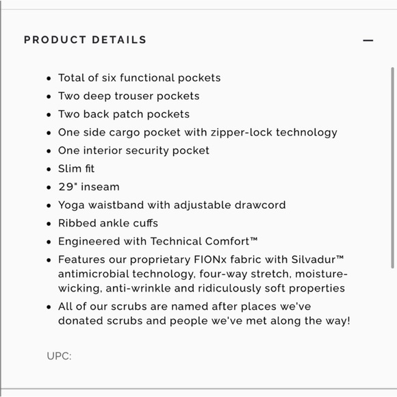 Limited edition figs Zamora scrub pants Med/Petite OBO - Picture 7 of 12